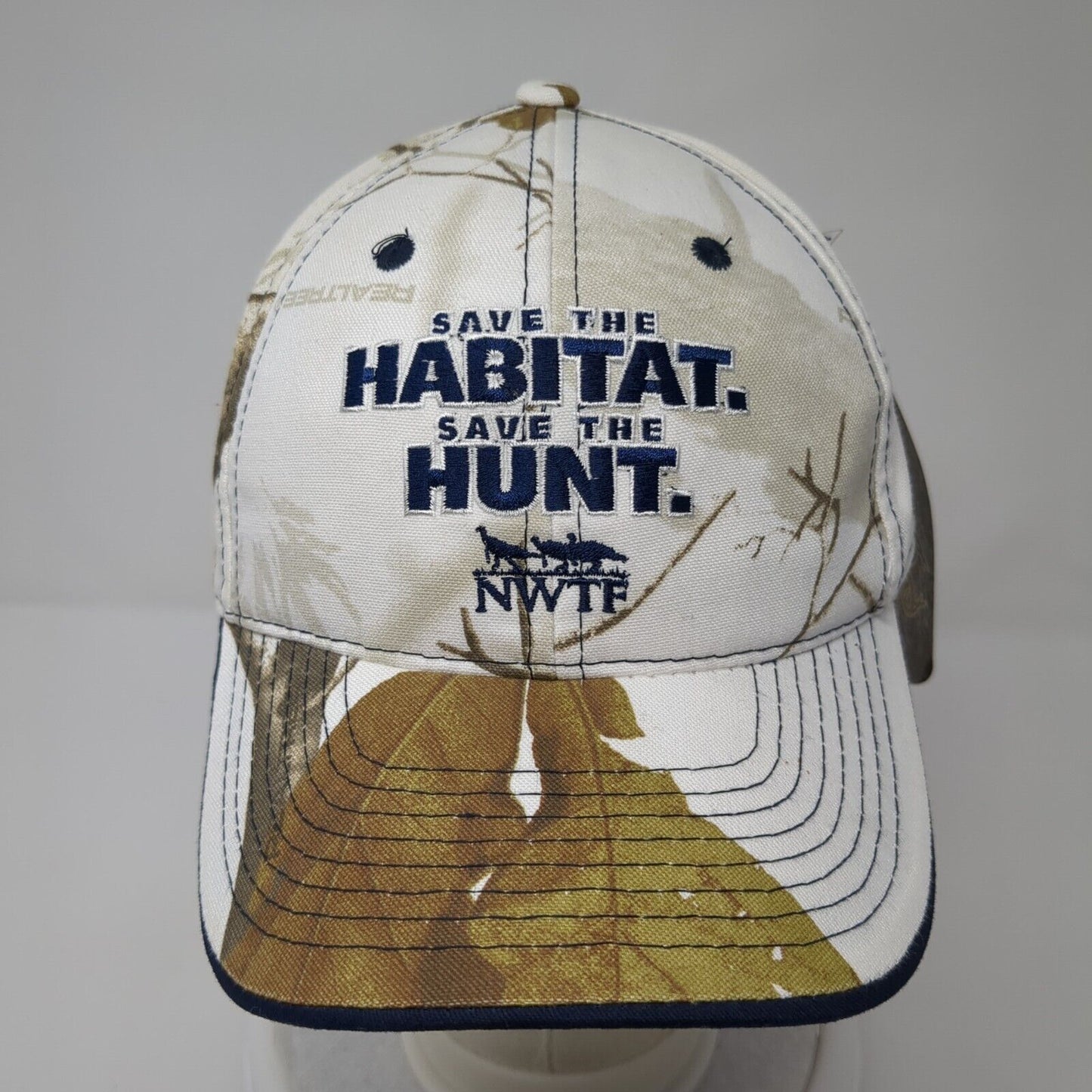 Save The Habitat Save The Hunt NWTF Committee Strapback Hat Camo OS Outdoor Cap