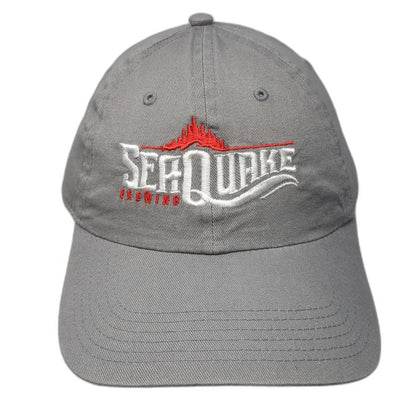 OTTO Baseball Cap Gray One Size SeaQuake Brewing Slideback Cotton Logo hat