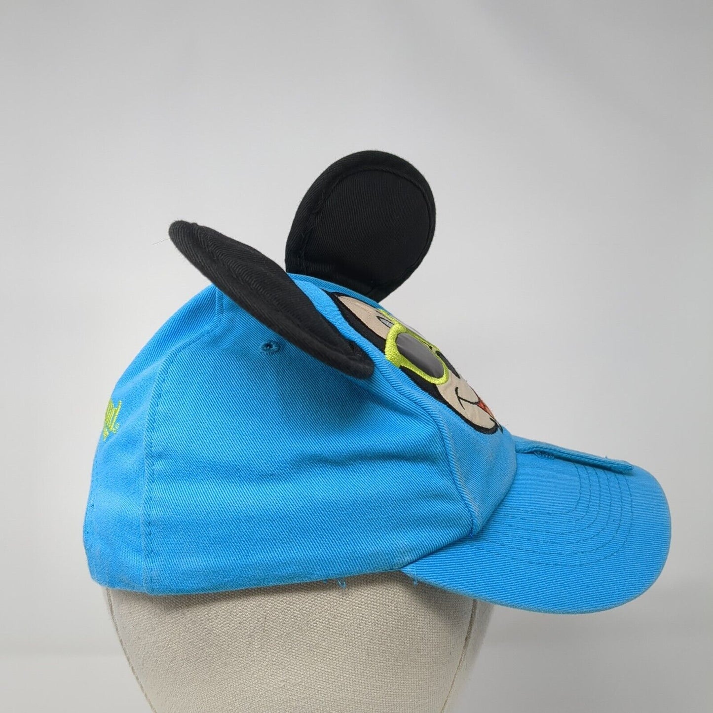 Mickey Mouse Ears Sunglasses Snapback Hat Blue Toddler 51-53cm Disney