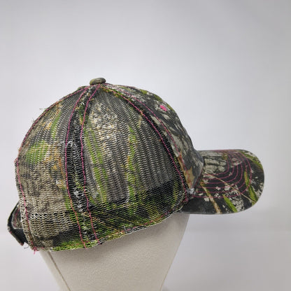 Signatures Strapback Mesh Back Trucker Hat Camo One Size Hunting Outdoor