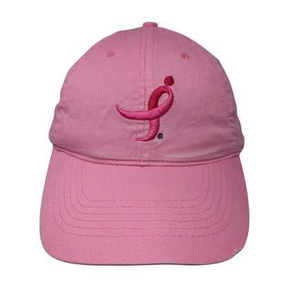 Pink Ribbon Strapback Hat Pink One Size NAPA All Out For The Cure