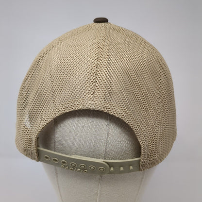 2024 Boise Trails Challenge Snapback Trucker Hat Brown One Size Mesh Back