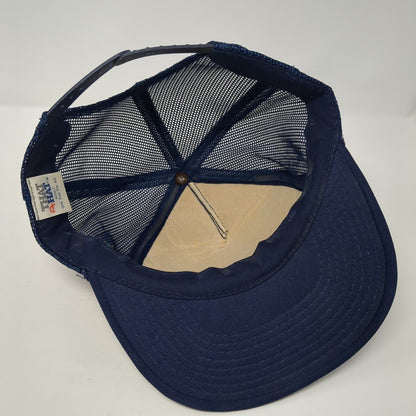 Bald Hills Marching Temperance Society Rope Trucker Hat Blue One Size