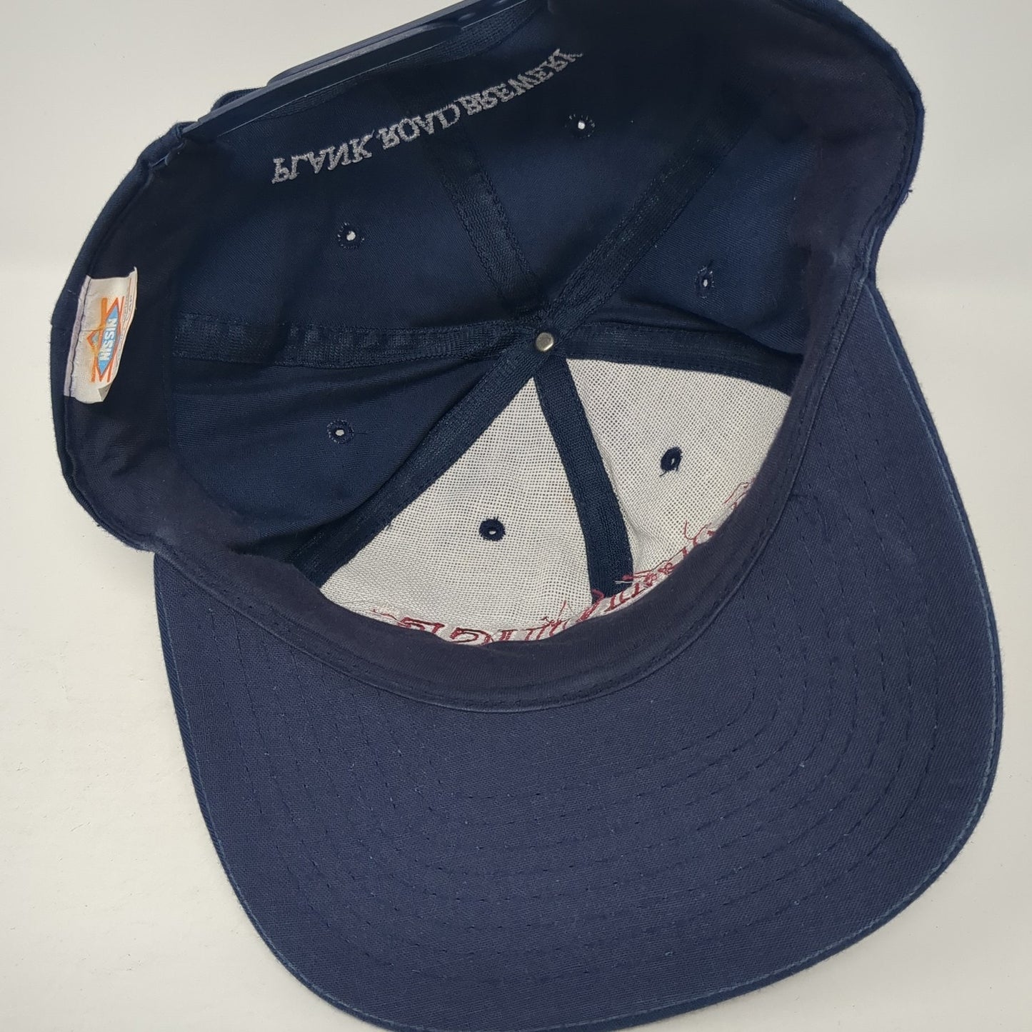 Ice House Snapback Hat Blue One Size Adjustable Embroidered 6 Panel Nissin