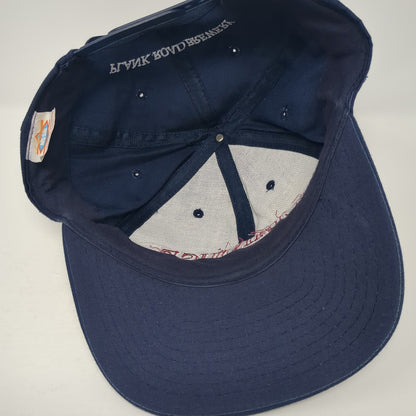 Ice House Snapback Hat Blue One Size Adjustable Embroidered 6 Panel Nissin