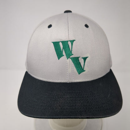 WV Adult Strapback Hat Gray One Size Adjustable Embroidered Pacific Headwear