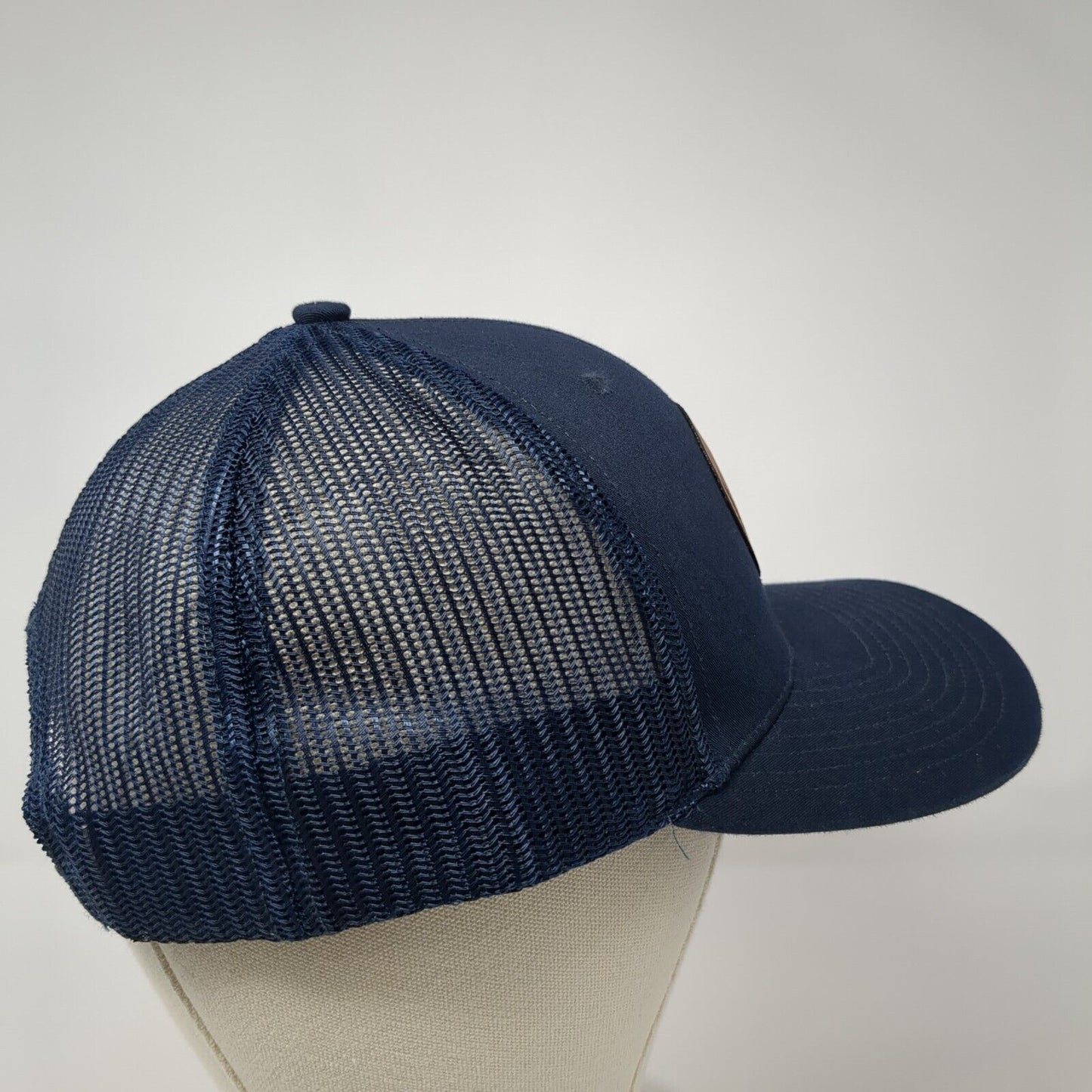 Fungi For Ager Snapback Trucker Hat Blue OS Adjustable Mesh Back Richardson