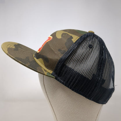Boise High Life Snapback Trucker Hat Camo One Size Mesh Back Otto