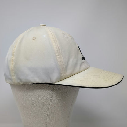 Adidas Baseball Cap Beige One Size Slideback Redhawk Logo Embroidery Golf Hat
