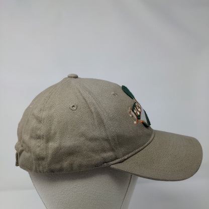 Ireland Shamrock Clover Strapback Hat Tan One Size Bottle Opener