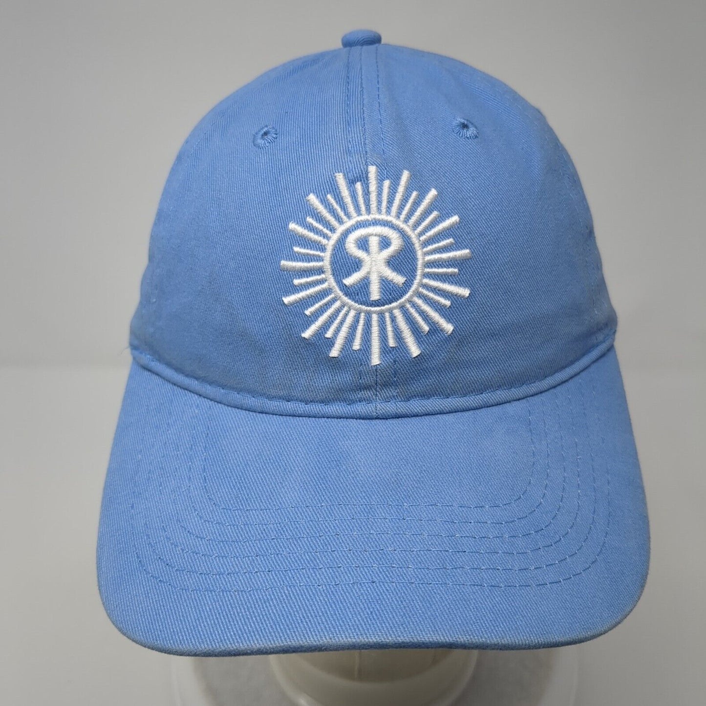Port & Company Slideback Hat Blue One Size Adjustable Embroidered Logo