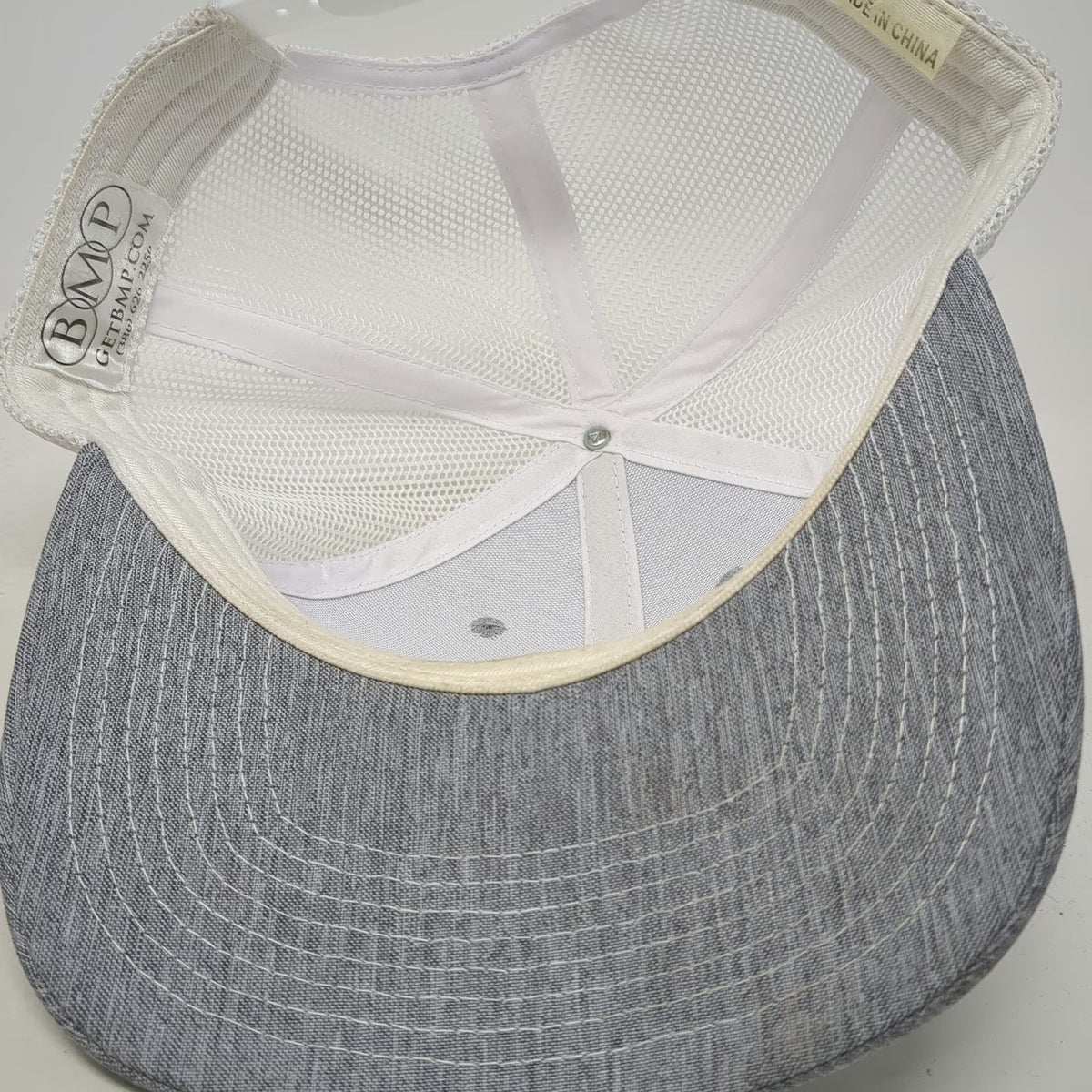 BMP CED Consolidated Electrical Distributors Gray White One Size Trucker Hat