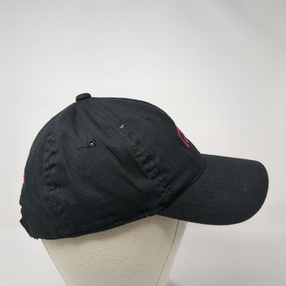 Ducks Unlimited Logo Strapback Hat Black One Size Embroidered 6 Panel