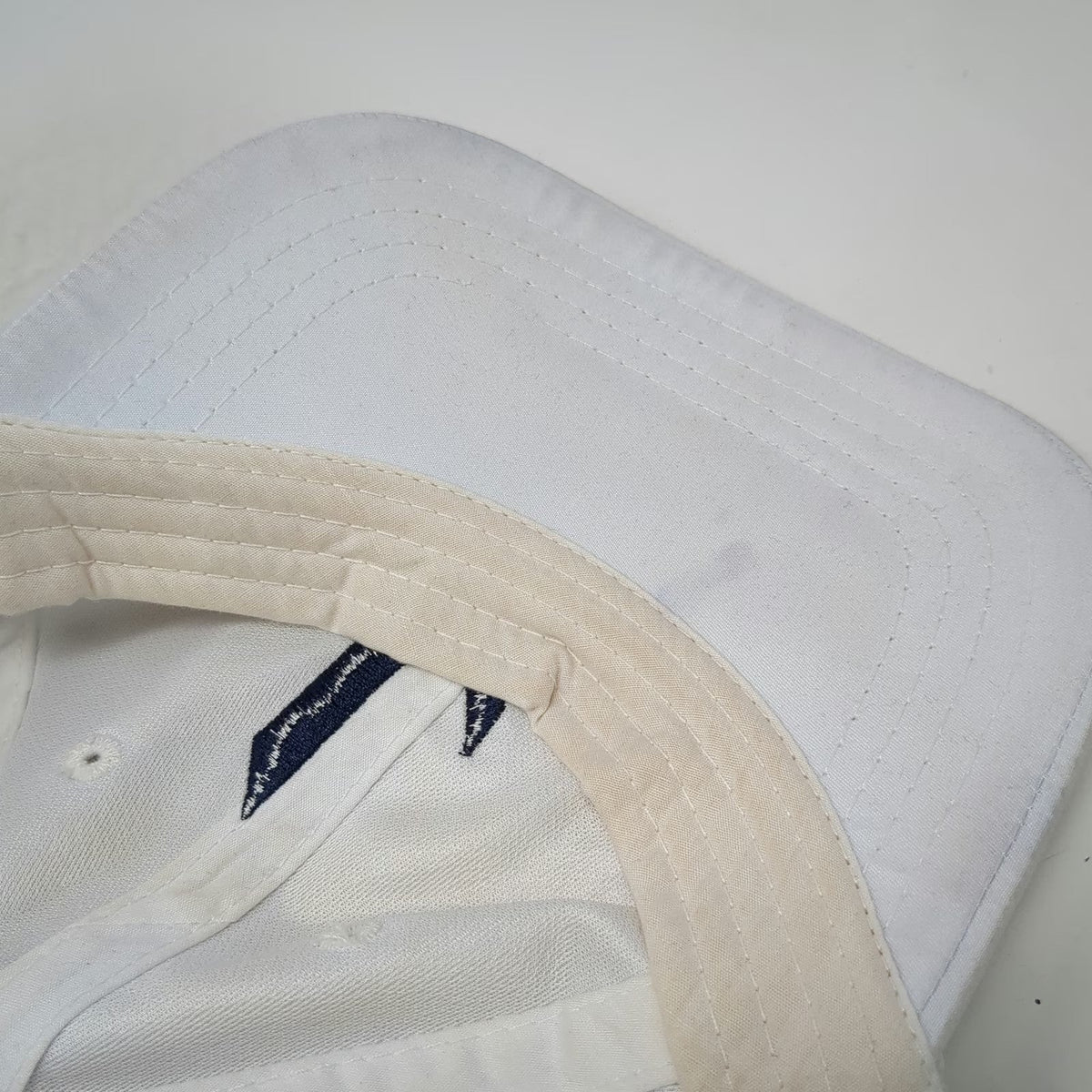 White Blue Baseball Cap Hat One Size Legendary L Logo Slideback Curved Brim