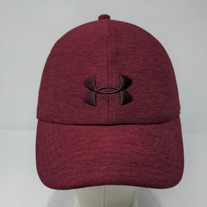 Under Armour Women's Slideback Hat Red One Size Adjustable Embroidered 6 Panel