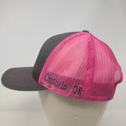 W376A Ontario OR Snapback Trucker Hat Multi OSFA Mesh Back Colorblock
