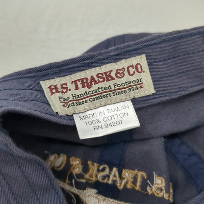 H.S. Trask & Co Baseball Cap Blue One Size Floatplane Bison Footwear Cotton Hat