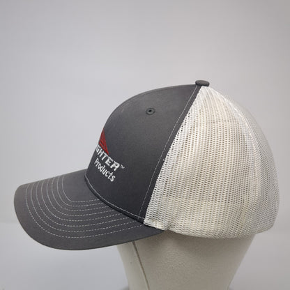 Fish Fighter Products Trucker Hat Gray One Size Adjustable mesh back Richardson