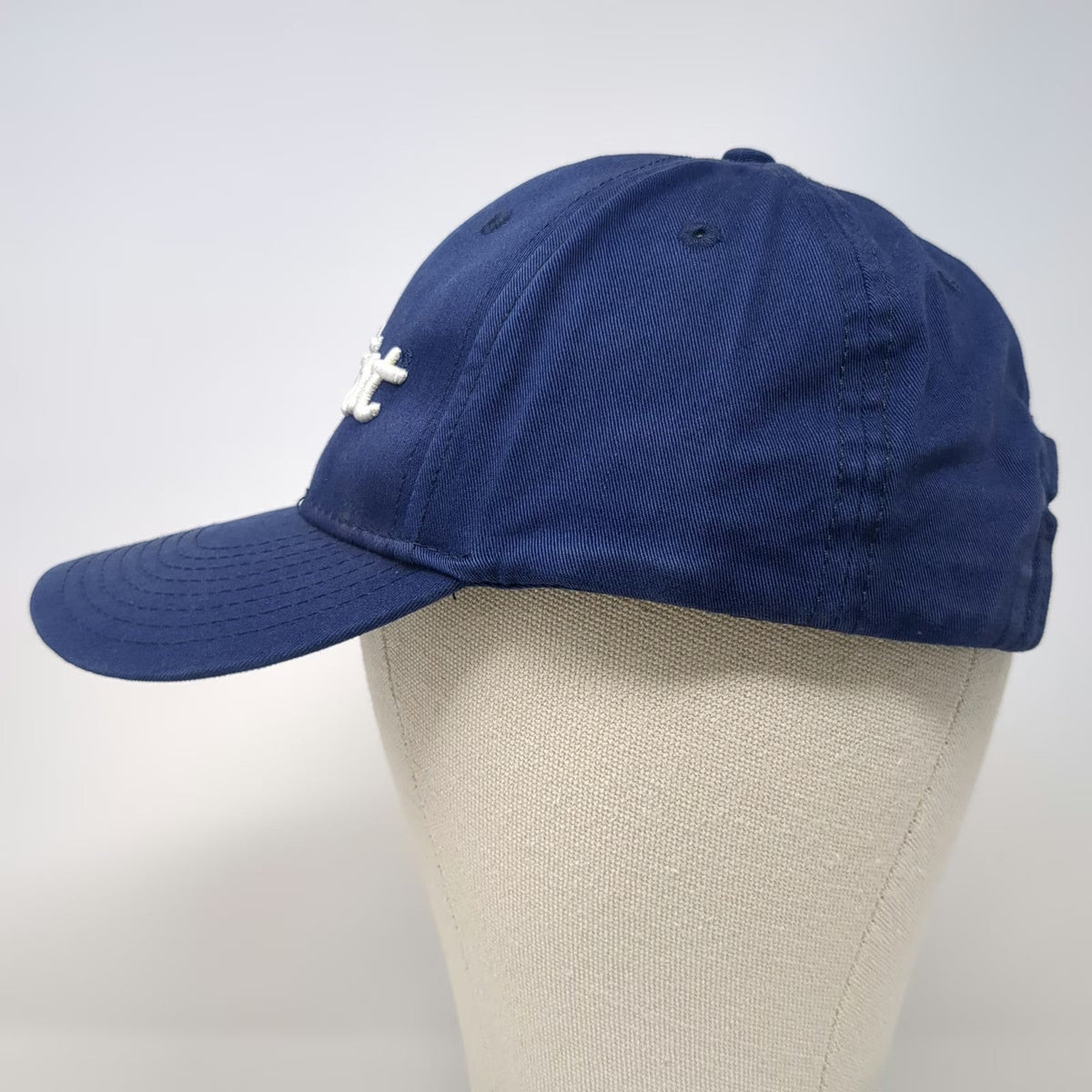Titleist Baseball Cap Blue White One Size Conner Strong Cotton Slideback Hat