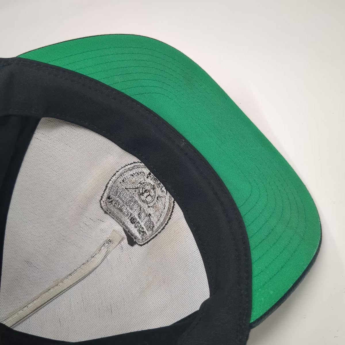 Yupoong Snapback Black One Size North Boise Futbol Club Soccer Hat Green Brim