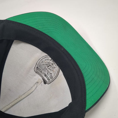 Yupoong Snapback Black One Size North Boise Futbol Club Soccer Hat Green Brim