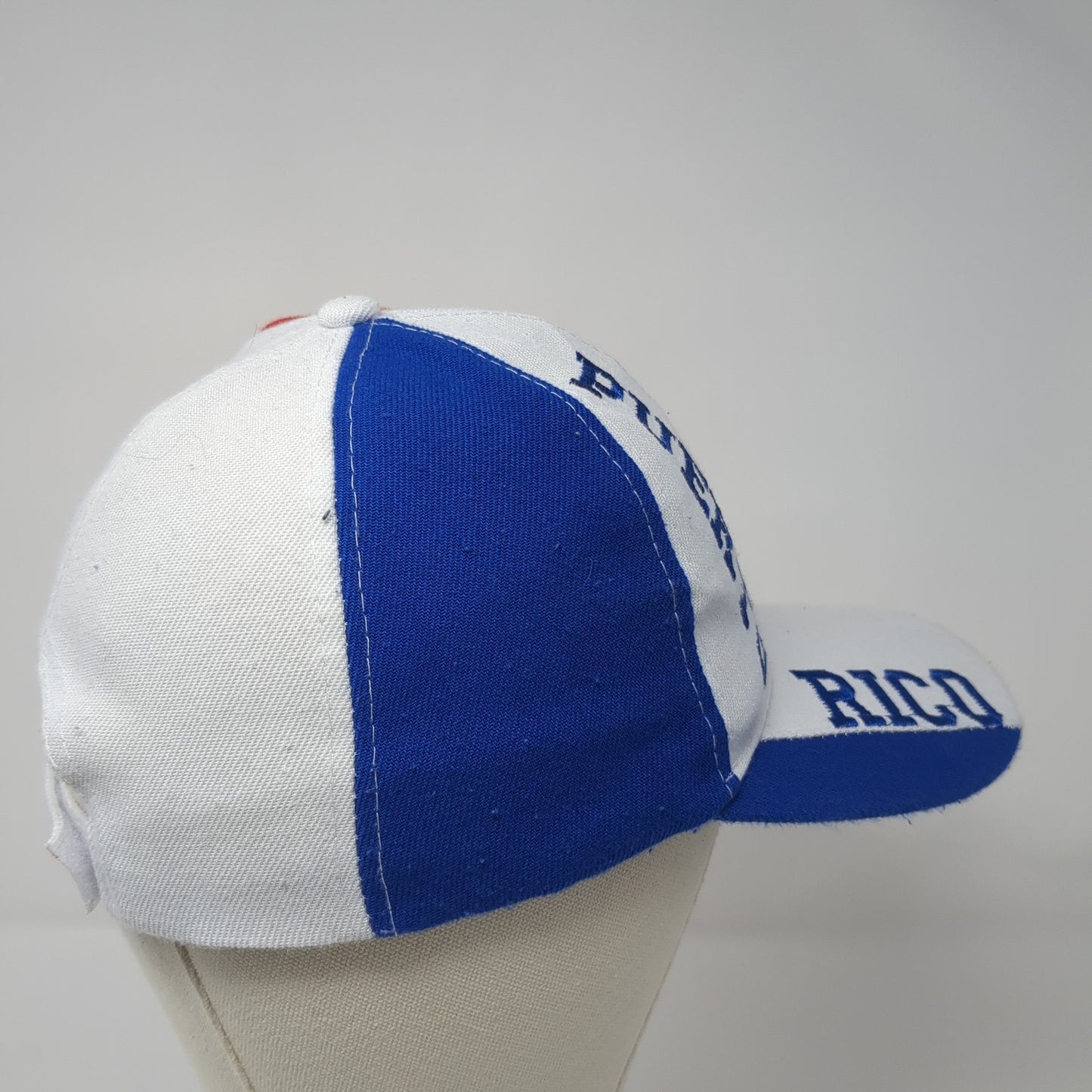 Puerto Rico Strapback Baseball Cap Multicolor One Size Adjustable Patriotic