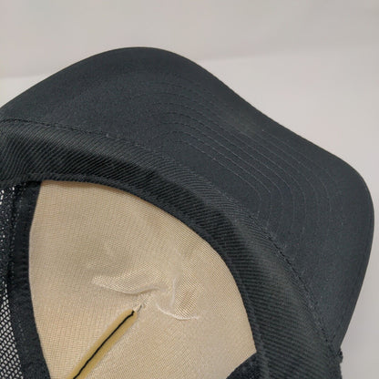 We Support Old Glory Snapback Rope Trucker Hat Black OSFA Mesh Back