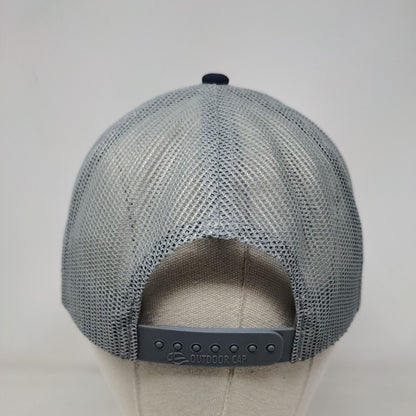 Perma-Liner Industries Snapback Mesh Back Trucker Hat Blue Adult Colorblock