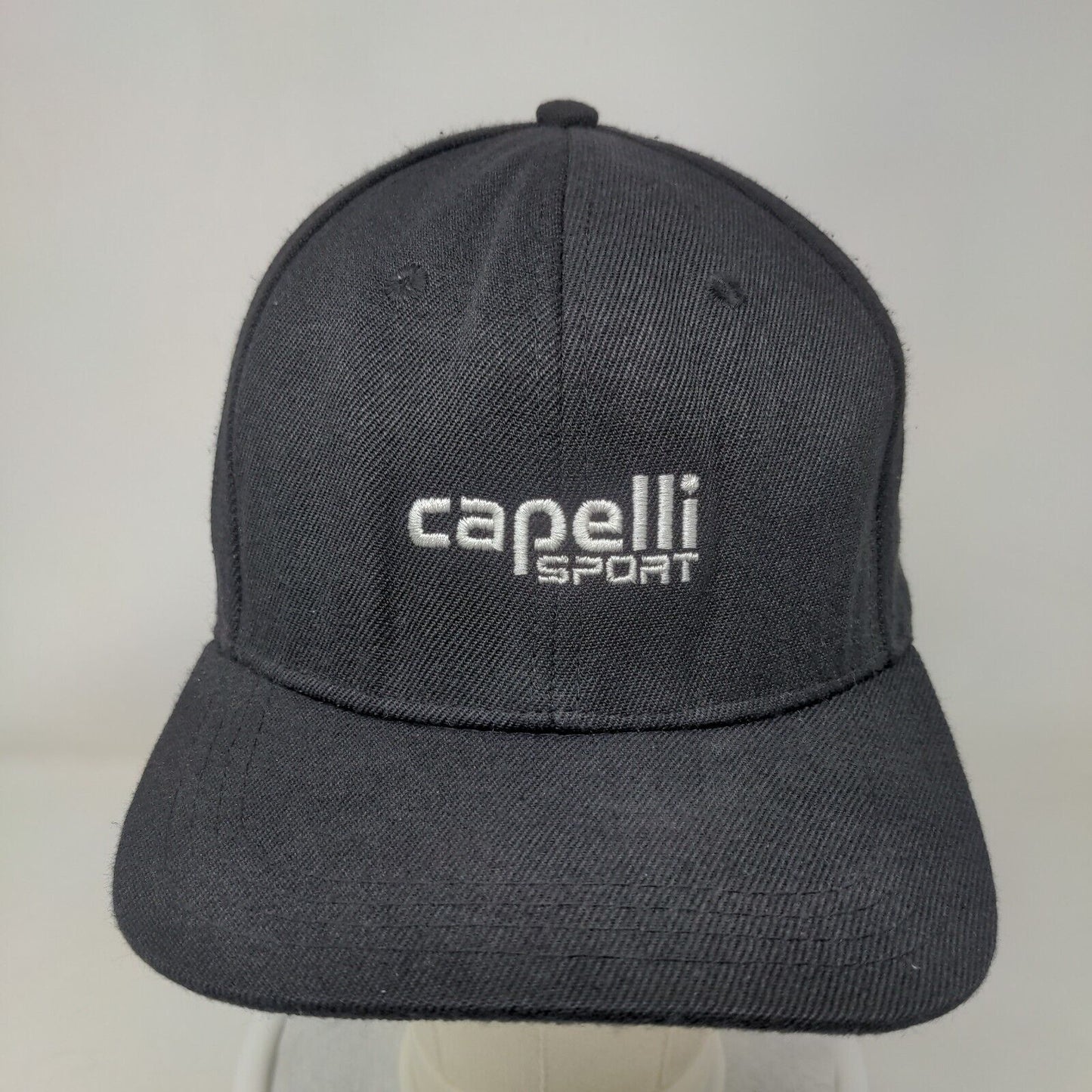 Capelli Sport Snapback Hat Black Adult One Size Embroidered Adjustable