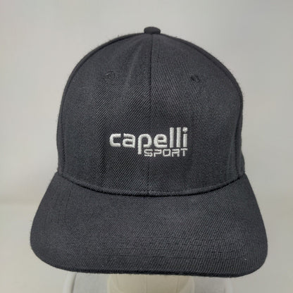 Capelli Sport Snapback Hat Black Adult One Size Embroidered Adjustable