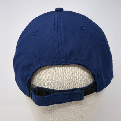 Fabletics Strapback Hat Blue One Size Adjustable Vented Holes 6 Panel Polyester