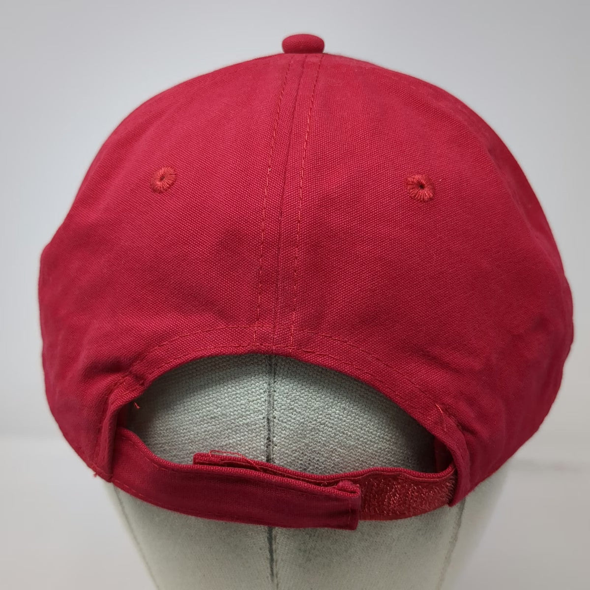 Port & Company Baseball Cap Red OSFM Warner Construction Hat Excavator Graphic