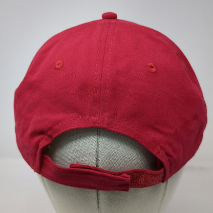 Port & Company Baseball Cap Red OSFM Warner Construction Hat Excavator Graphic
