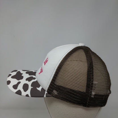 Cool It Cowboy Snapback Mesh Back Trucker Hat Multi One Size Embroidered
