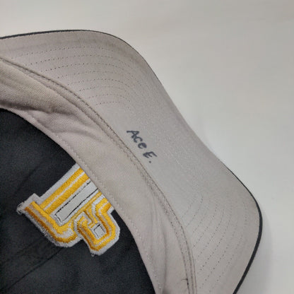 D2 Snapback Hat Black Medium-Large Embroidered Richardson Pro 212