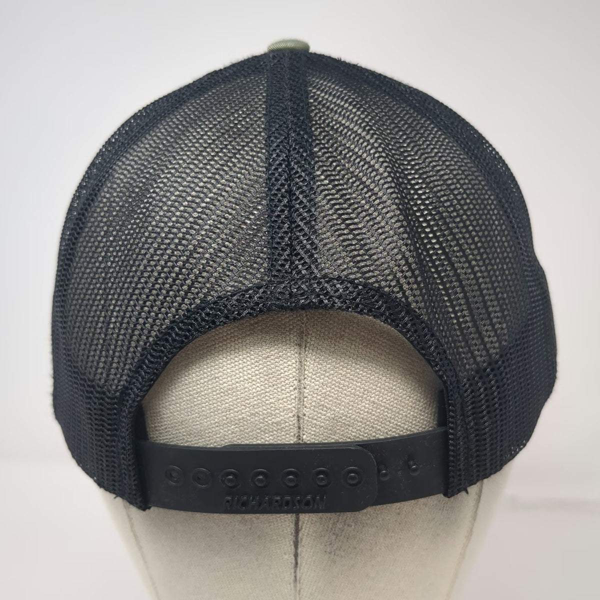 Richardson Trucker Hat Green One Size White Oil Technologies Mesh Snapback
