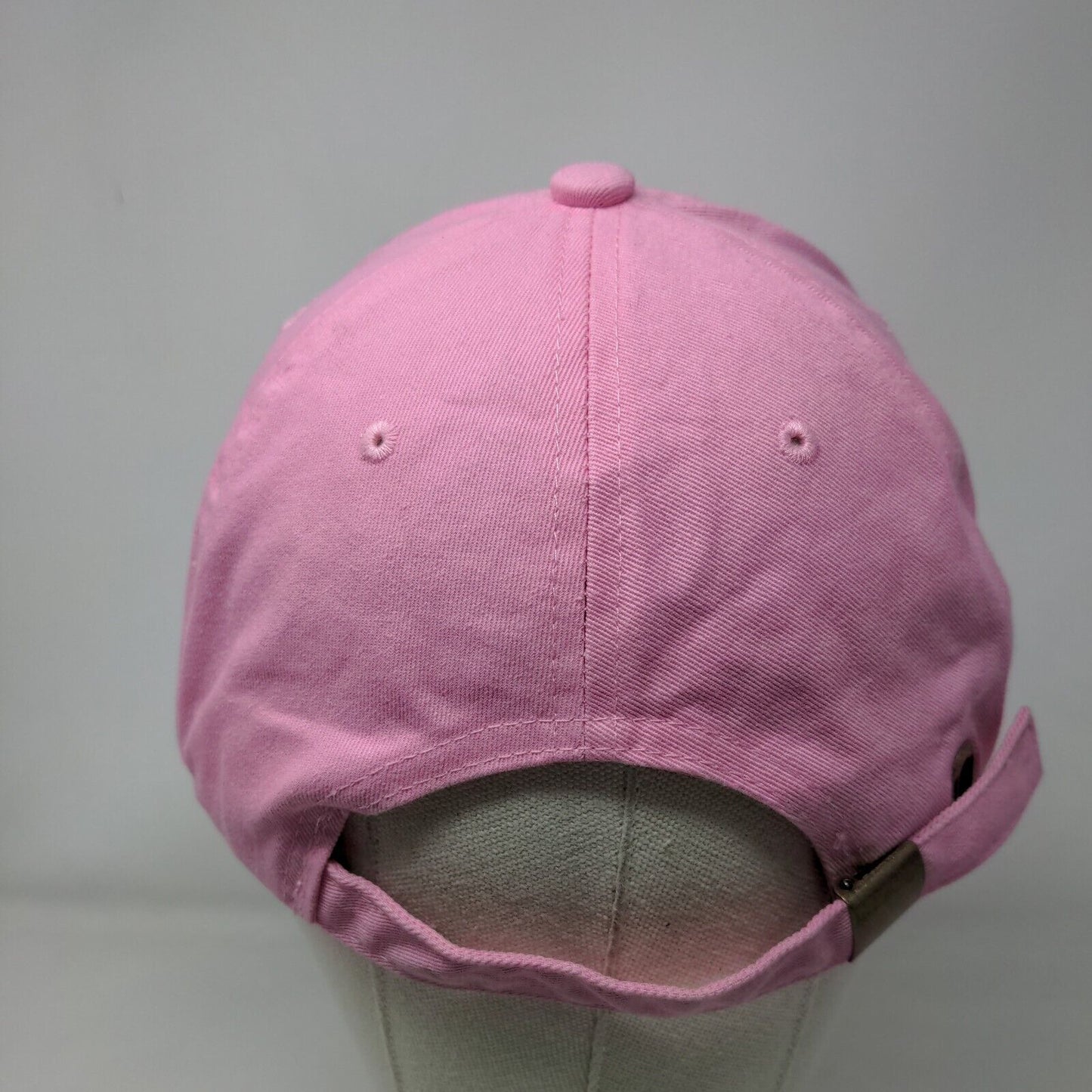 DeLand Tennis Club Slideback Hat Pink OSFA Adjustable Embroidered