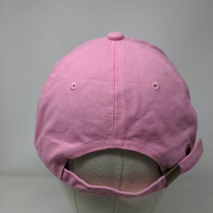 DeLand Tennis Club Slideback Hat Pink OSFA Adjustable Embroidered