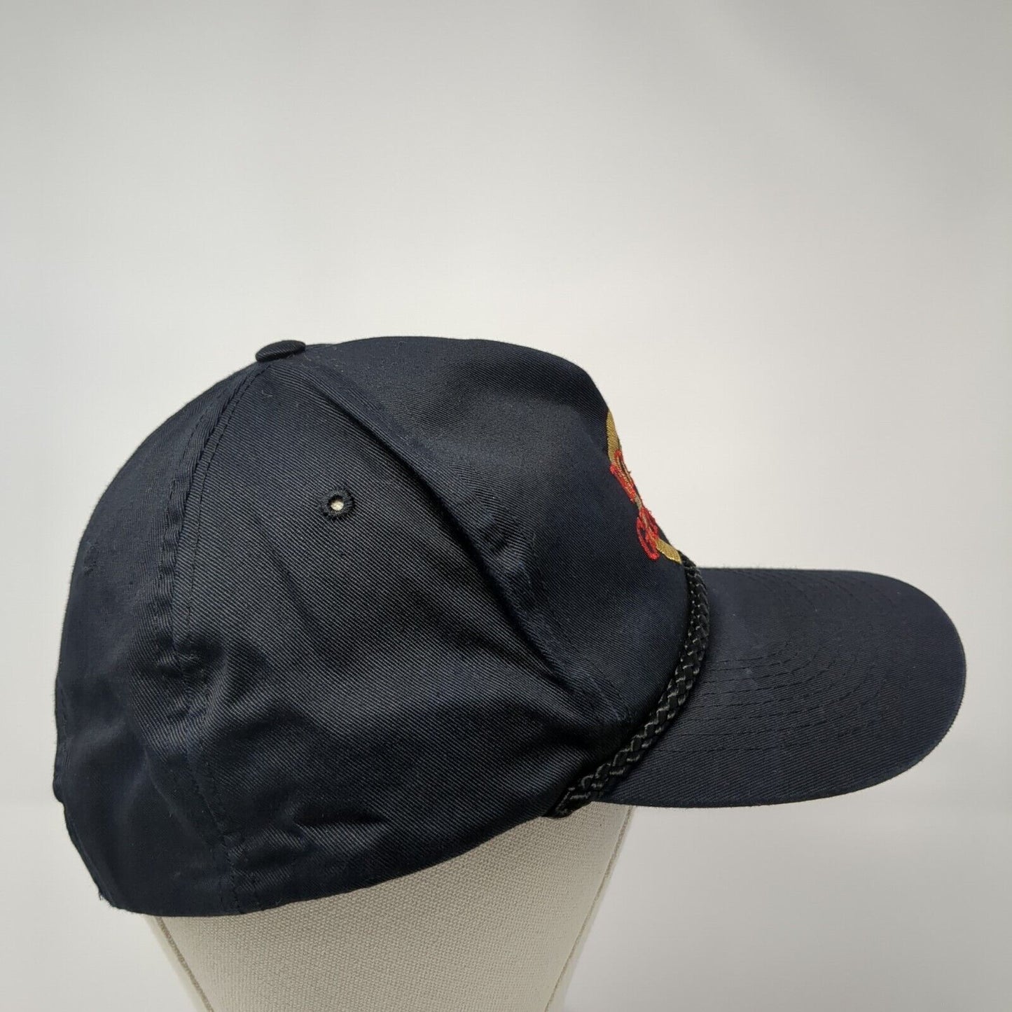 Rojo Grande Snapback Rope Hat Black One Size Adjustable Cobra Caps