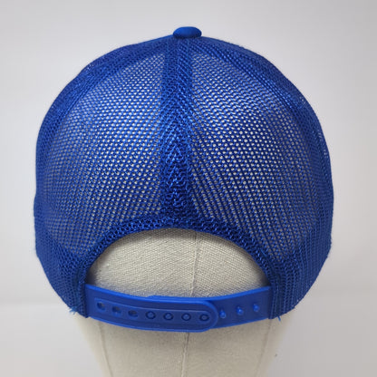 Farmers Know Best NAPA Snapback Rope Trucker Hat Blue One Size Mesh Back