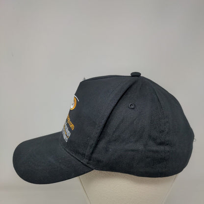 Kanner & Pintaluga Strapback Hat Black One Size Embroidered Adjustable