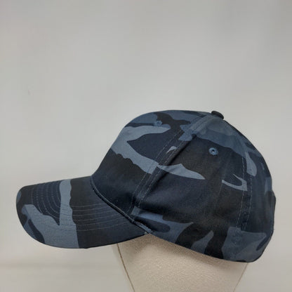 Rothco Strapback Hat Blue Camouflage OSFA Adjustable 6 Panel Blank