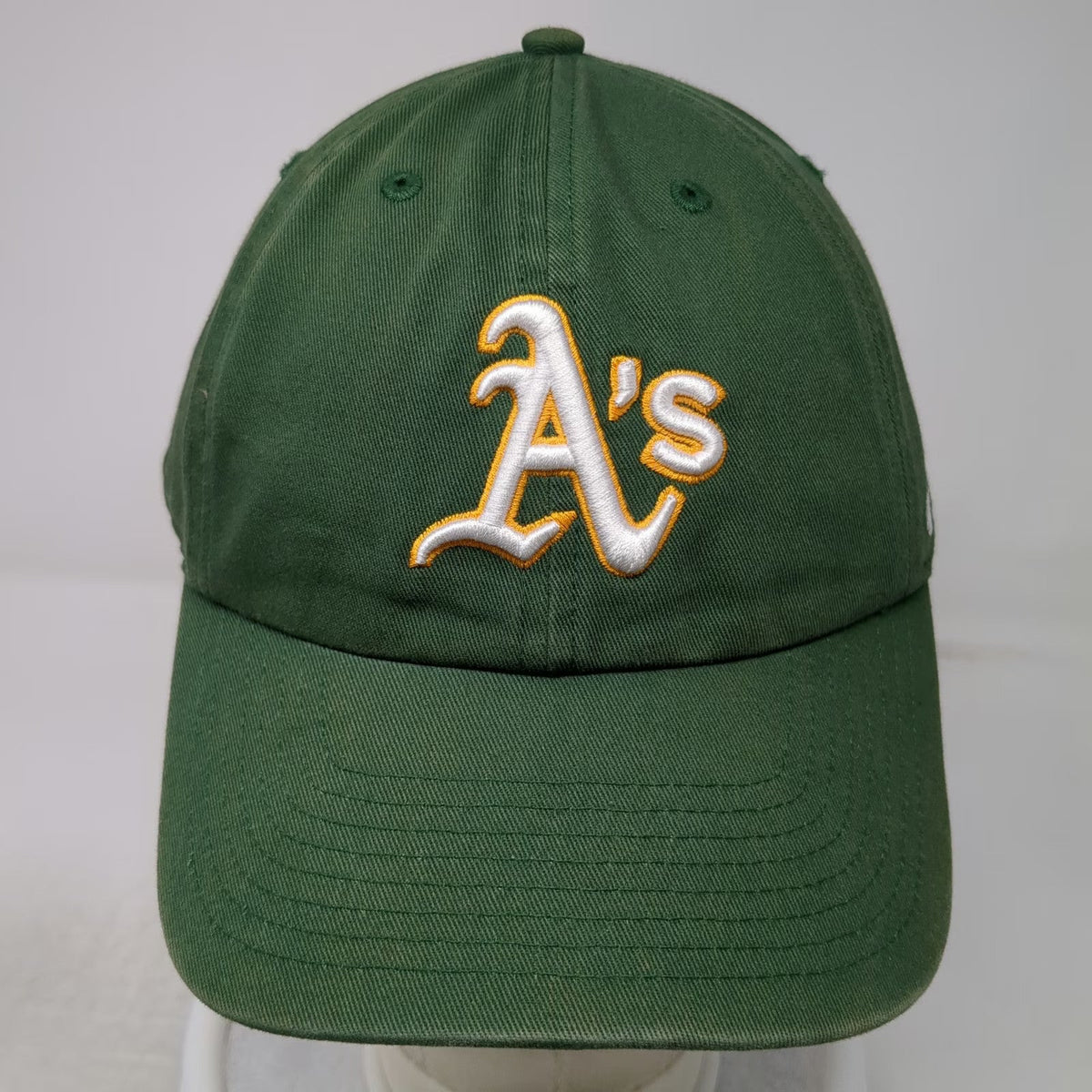'47 MLB Oakland Athletics Baseball Cap Green One Size Slideback Cotton Logo Hat
