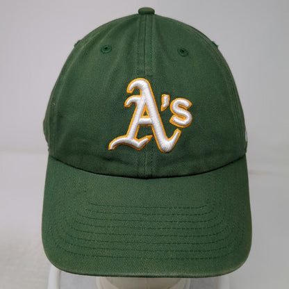 '47 MLB Oakland Athletics Baseball Cap Green One Size Slideback Cotton Logo Hat