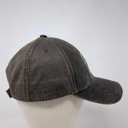 Colorado USA Flag Strapback Hat Brown One Size Embroidered Jacobson