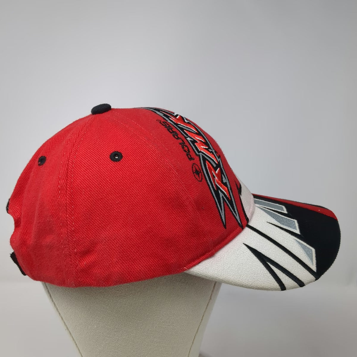 Polaris Baseball Cap Red RMK 50th Anniversary Strapback One Size Snowmobile Hat