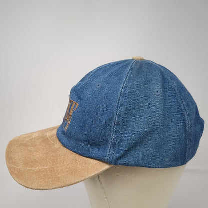 Toppiers Spike Club Baseball Cap Blue One Size Denim Slideback Adjustable Hat