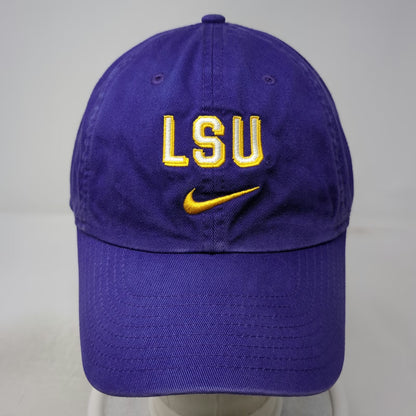 LSU Tigers NCAA Nike Cap Purple One Size Slideback Heritage86 Embroidered Hat