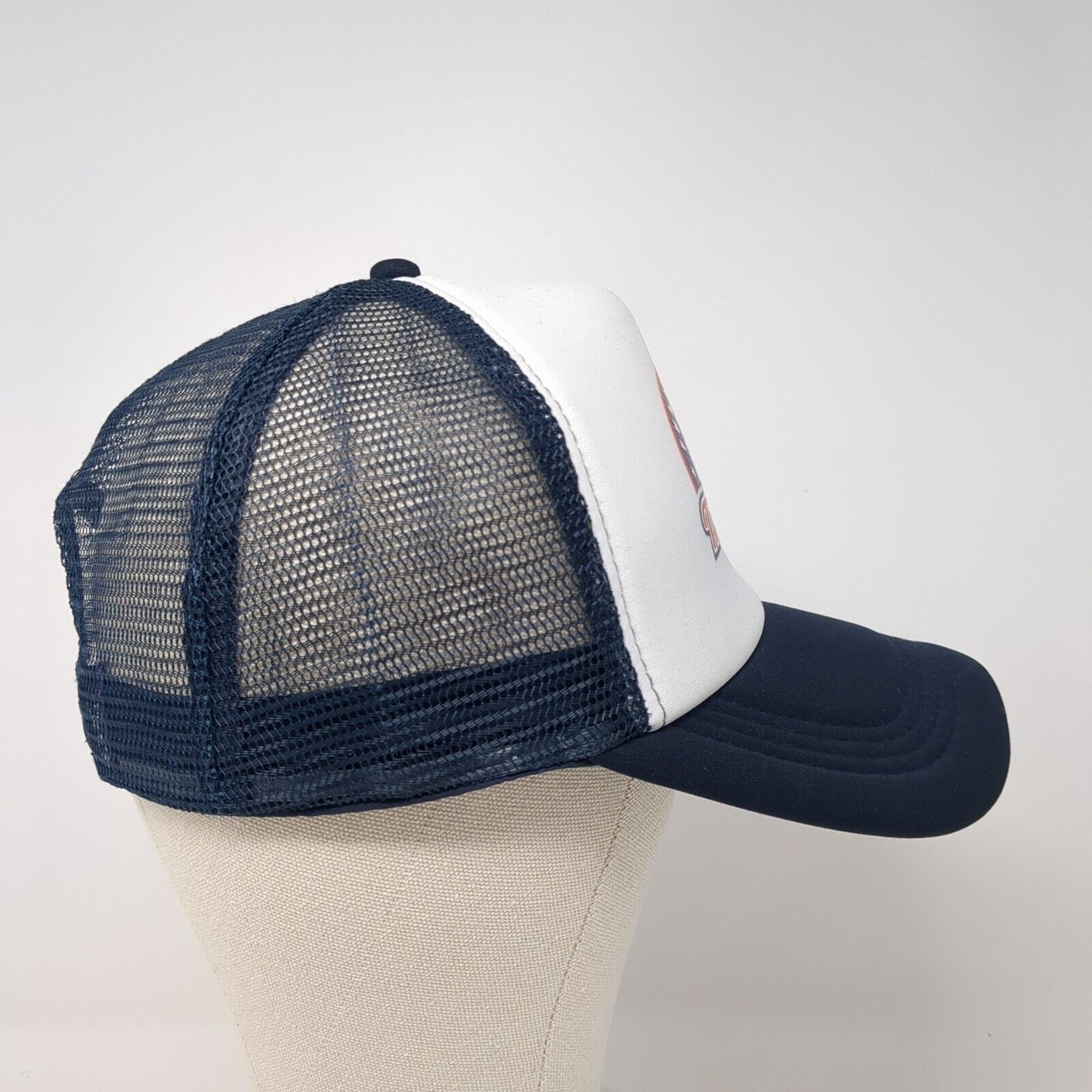 Functional 45 Training Snapback Trucker Hat Blue One Size Adjustable Mesh Back