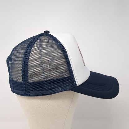 Functional 45 Training Snapback Trucker Hat Blue One Size Adjustable Mesh Back